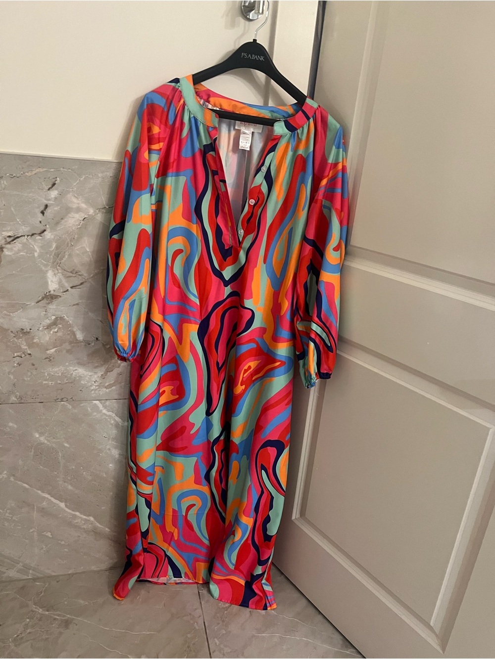 Women’s Vibrant Multi-Color Swim Cover-Up Tunic